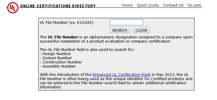 如何查詢UL認(rèn)證證書？(圖1)